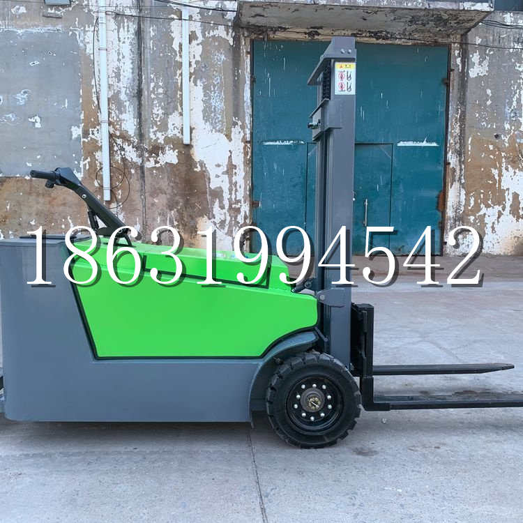 荣成市小型电动叉车1吨2吨步行站驾式电瓶堆高充电装卸车液压升降车铲车
